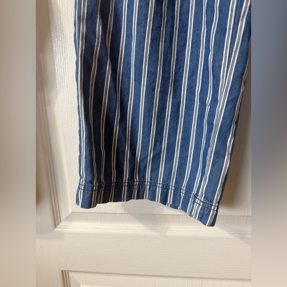 American Eagle Outfitters Blue Striped Pants 6 Regular - Picture 2 of 5